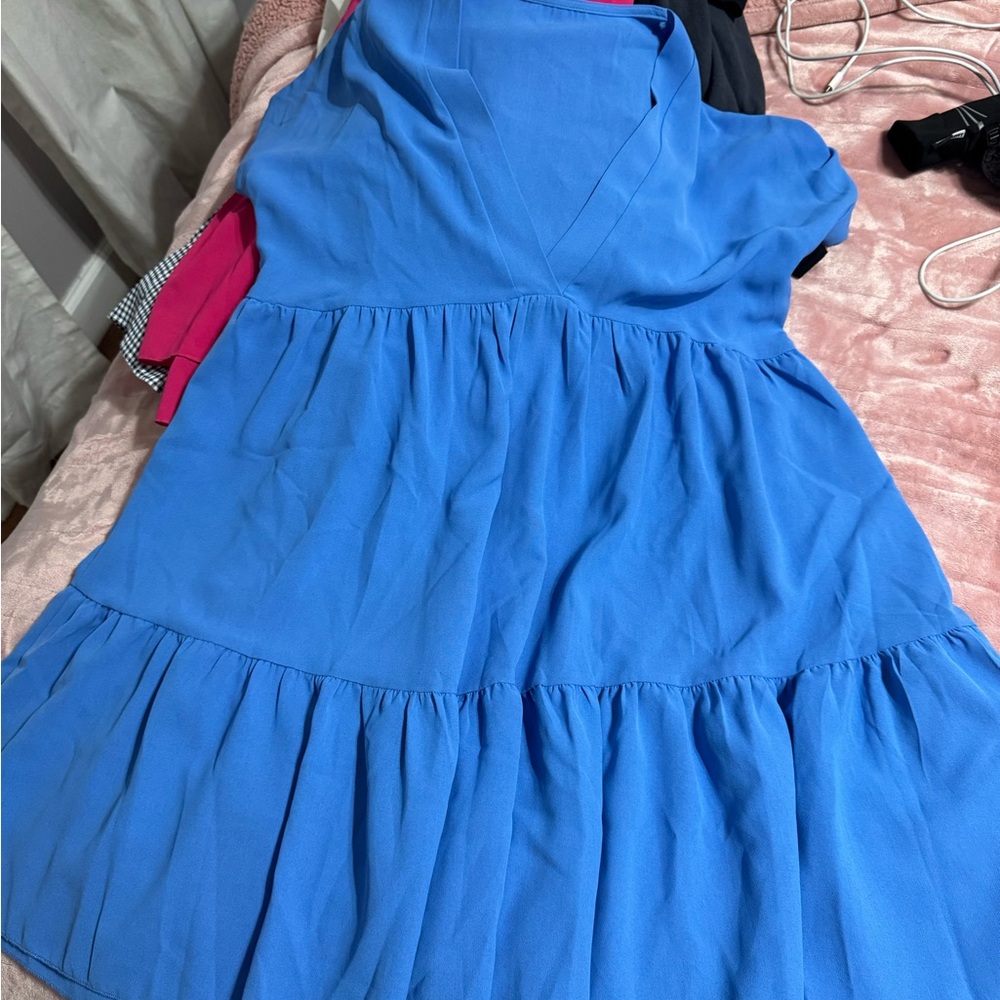 Blue and Pink Dress